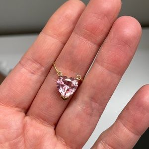 Chvker Paris Pink Heart Necklace